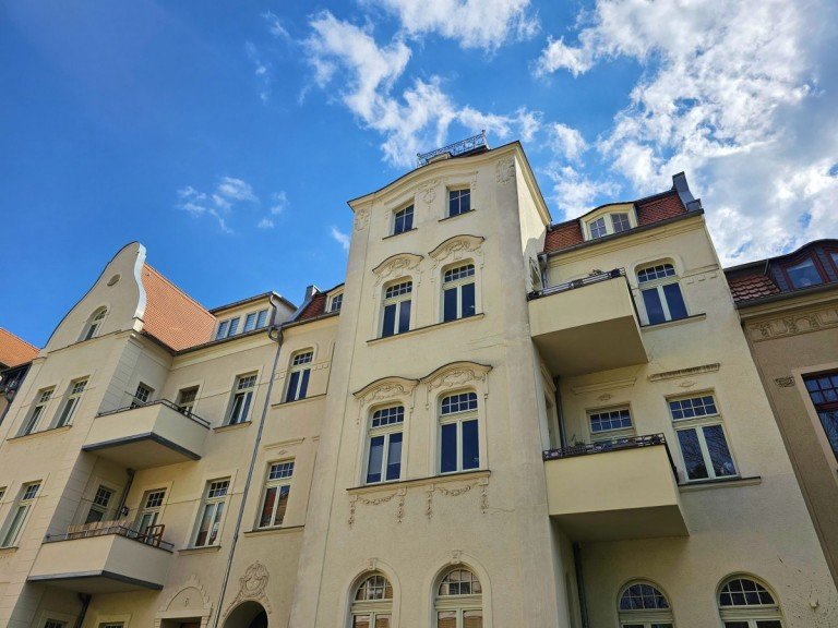 Au�enansicht K�then - K�then Etagenwohnung Zwei-Zimmer-Wohntraum mit Balkon