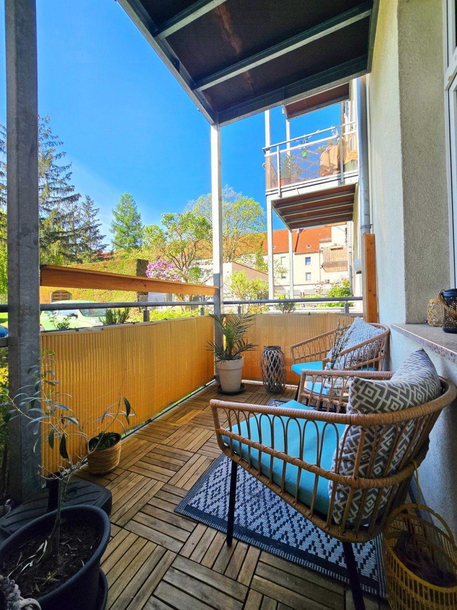 Balkon Erdgeschosswohnung K�then (Anhalt)