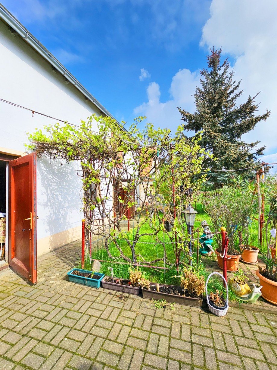 Garten-Anbau Doppelhaush�lfte Aken
