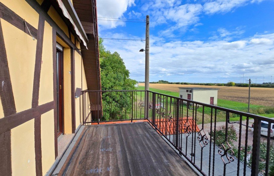 Balkon Doppelhaush�lfte K�then (Anhalt)