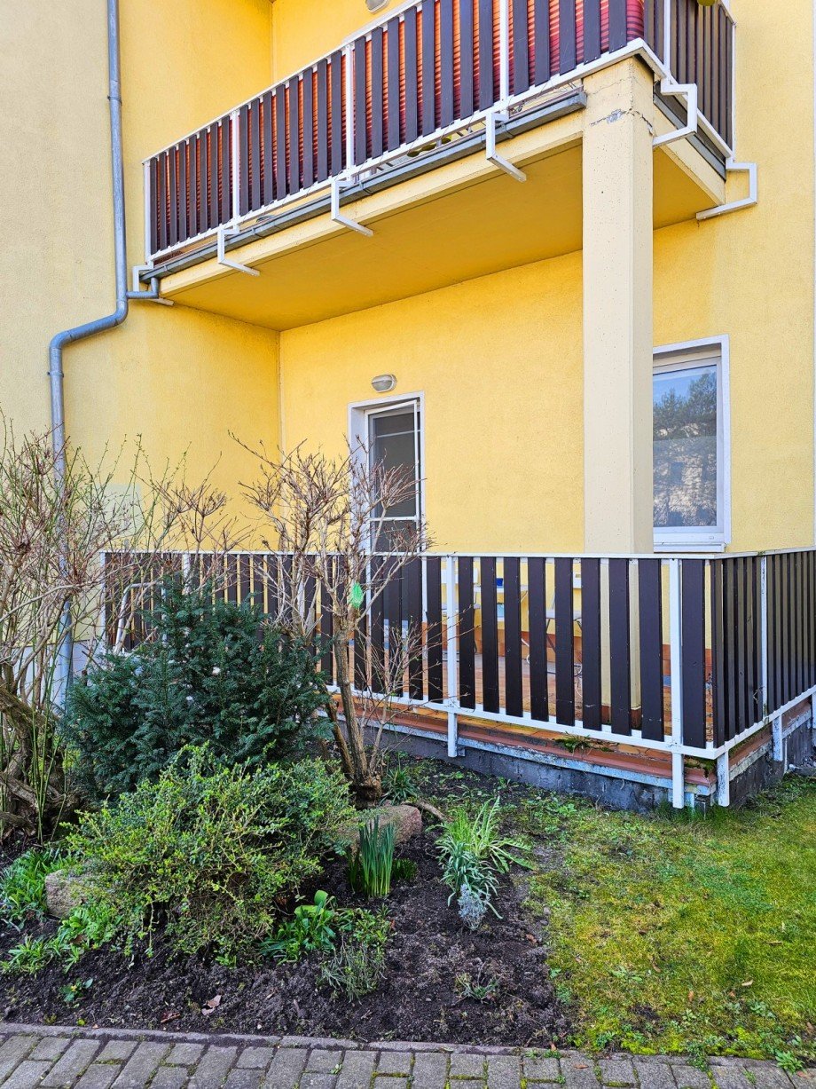 Balkon Erdgeschosswohnung K�then (Anhalt)