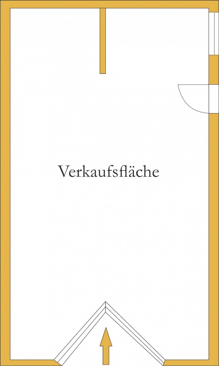 Grundriss Ladenlokal K�then