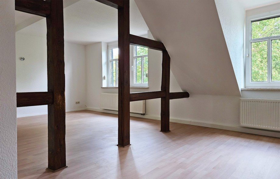 Wohn-Esszimmer Dachgeschosswohnung Bernburg (Saale)