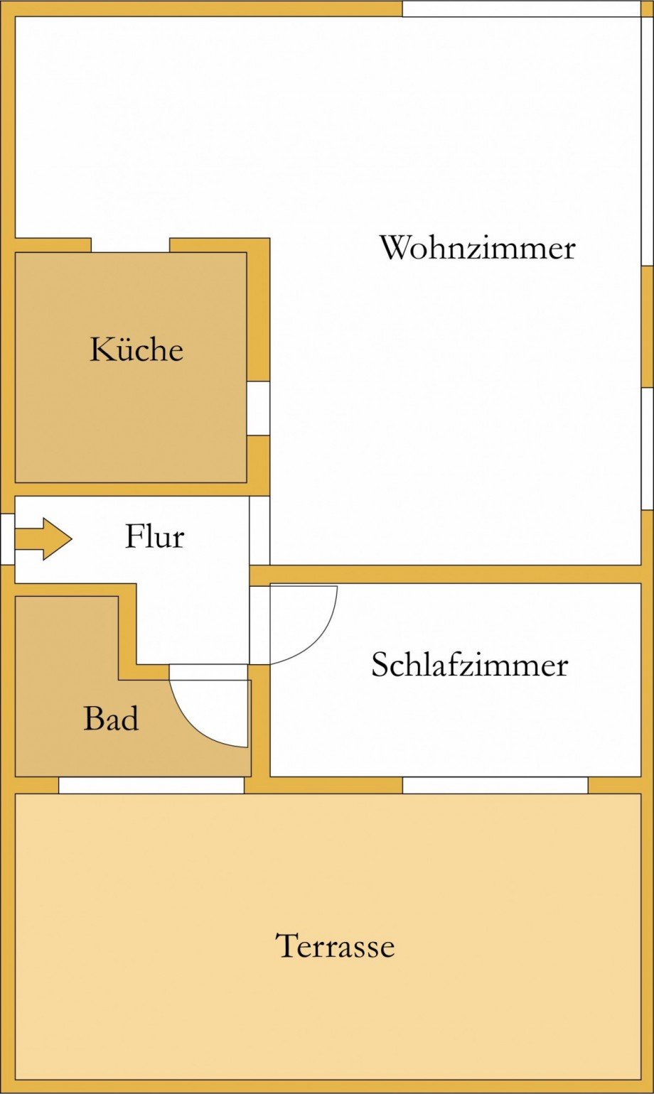 Grundriss Bungalow Osternienburger Land
