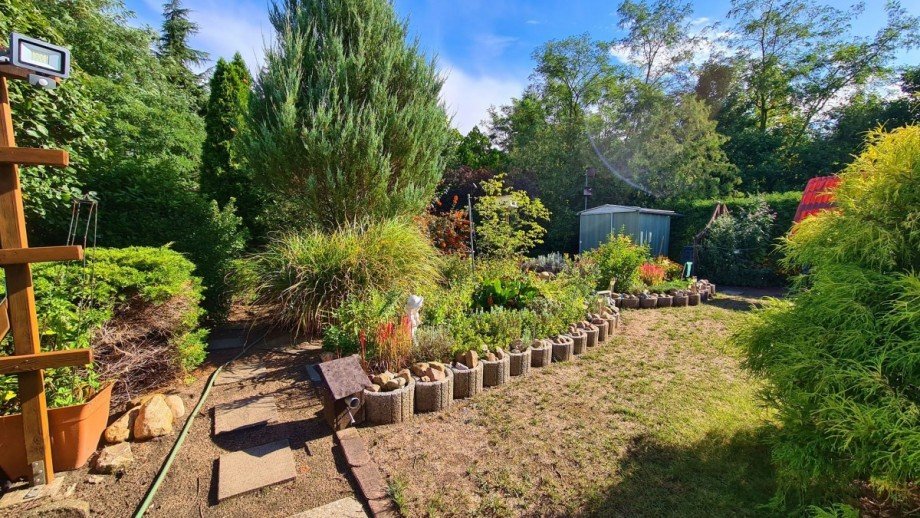 Gartenbereich Bungalow Osternienburger Land