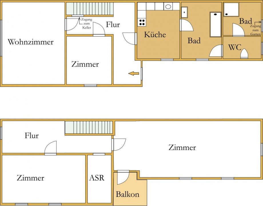 Grundriss Einfamilienhaus K�then (Anhalt)