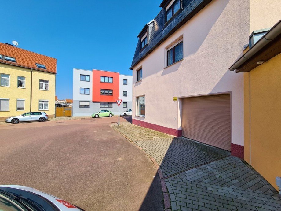Seitenansicht Wohn- / Gesch�ftshaus K�then (Anhalt)