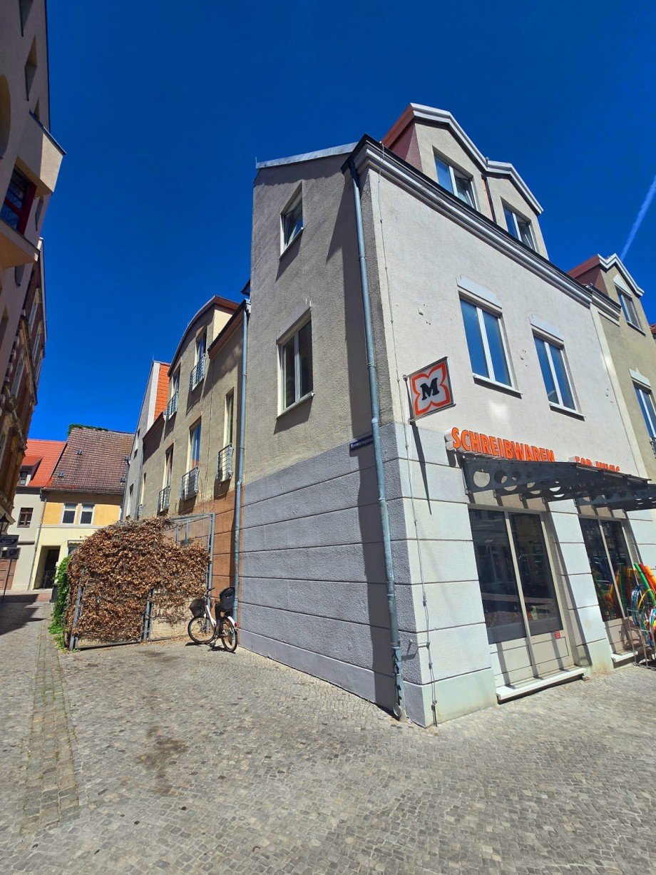 Ansicht Buttermarkt Ecke Rosmaringasse Wohn- / Gesch�ftshaus K�then (Anhalt)