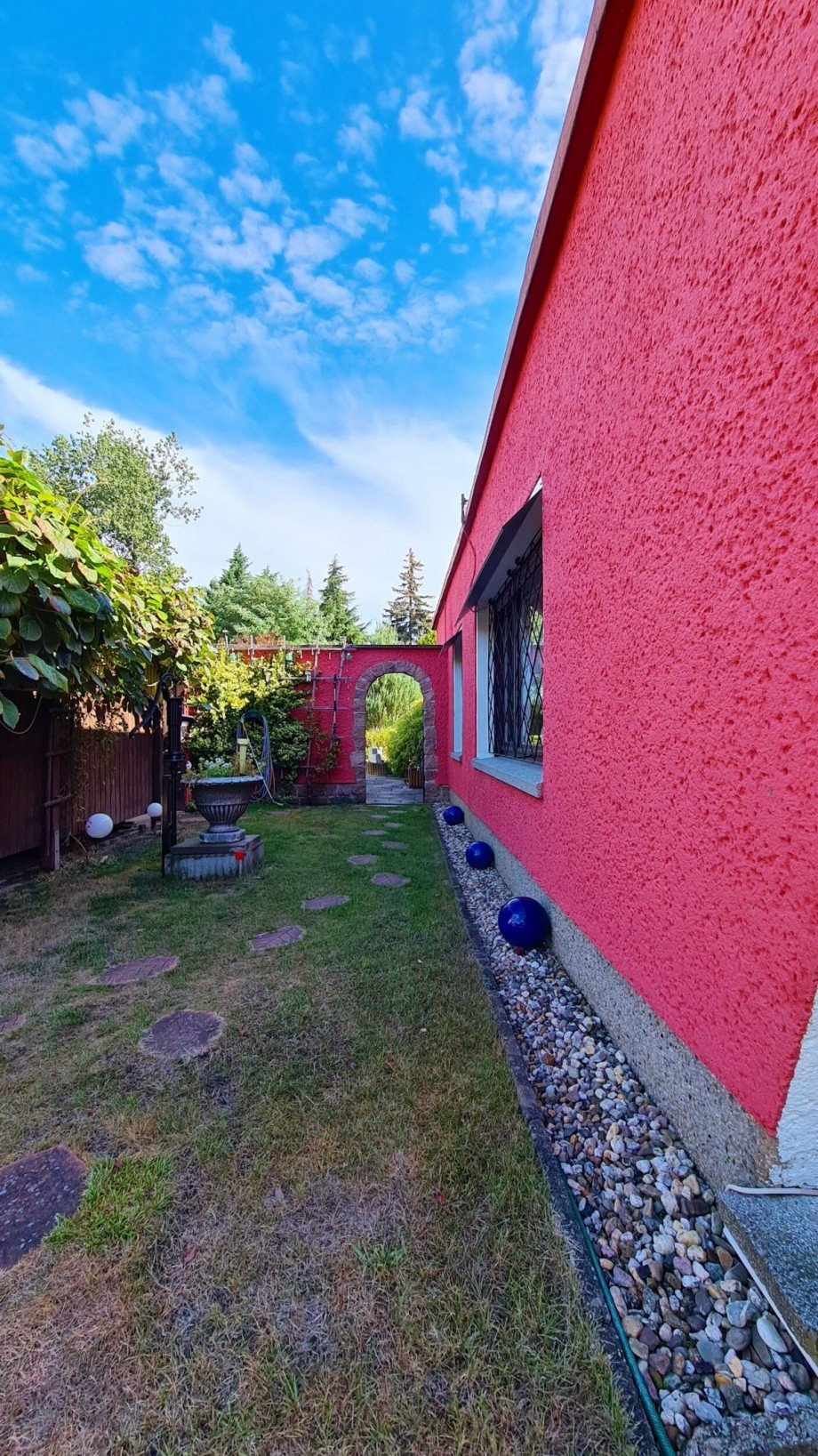 Seitenansicht Bungalow Osternienburger Land