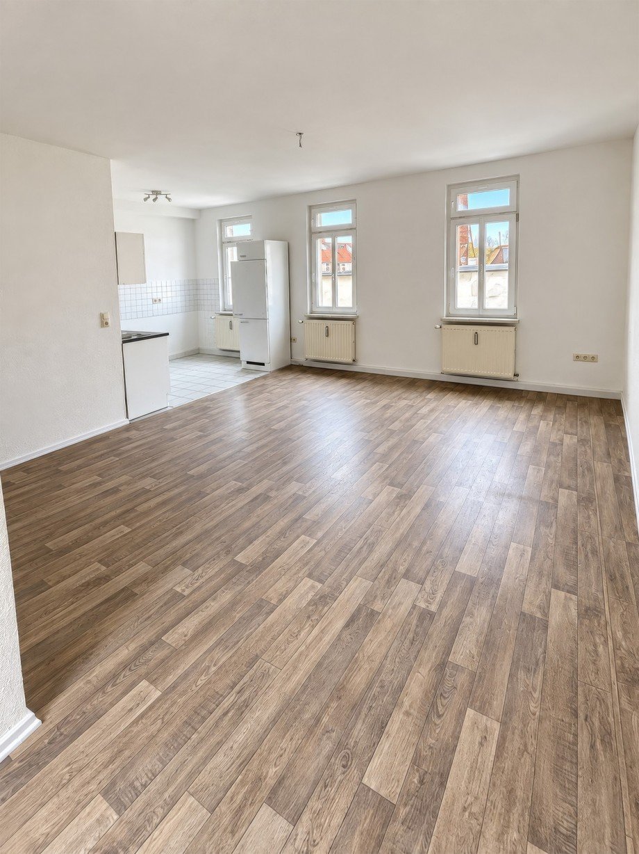 Wohnzimmer Dachgeschosswohnung K�then (Anhalt)