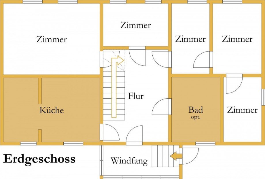Grundriss EG Einfamilienhaus Prosigk