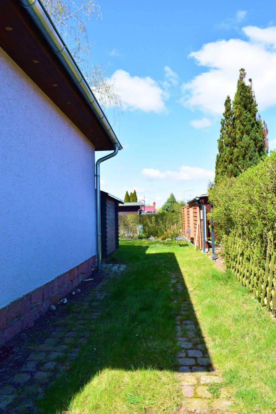 Einfahrt Ferienhaus Osternienburger Land