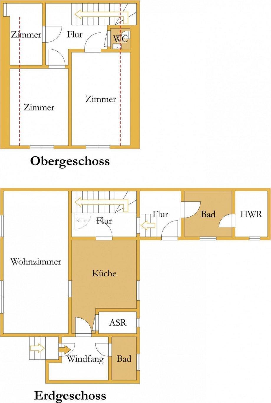 Grundriss Doppelhaush�lfte Raguhn-Je�nitz
