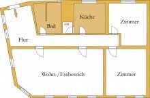 Grundriss Eine Familien-Wohlf�hloase wartet auf Sie