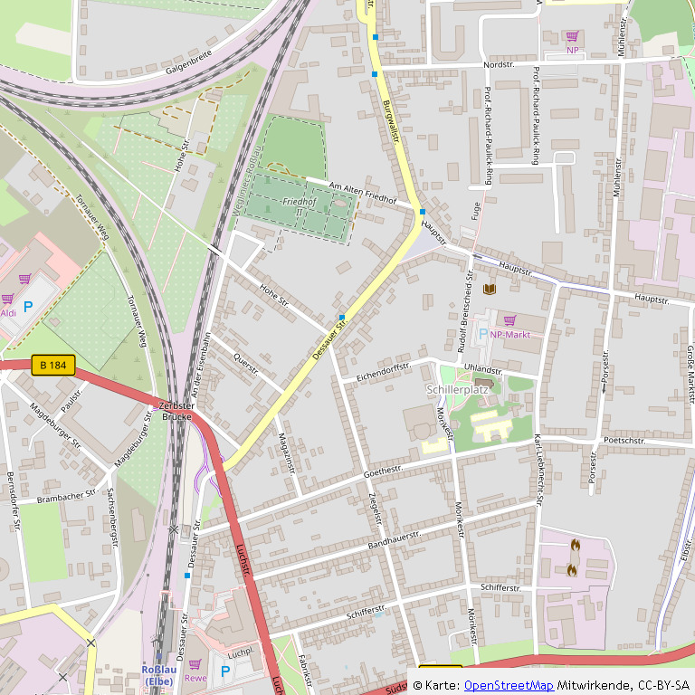 Makro-Ansicht Etagenwohnung Dessau-Ro�lau