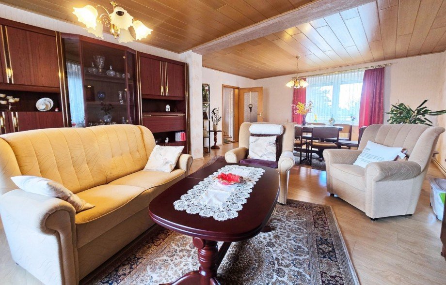 Wohnzimmer EG Einfamilienhaus Osternienburger Land