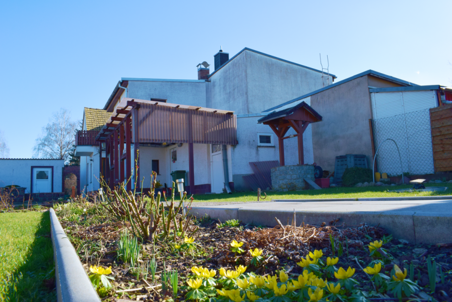 R�ckansicht Einfamilienhaus K�then (Anhalt)