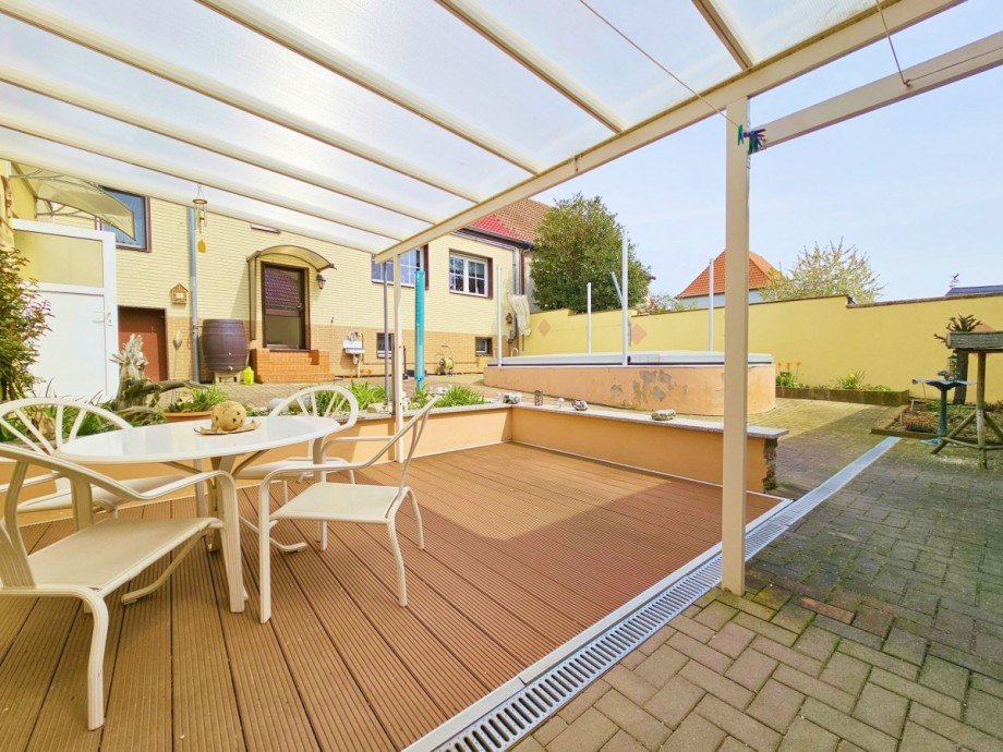 Garten Doppelhaush�lfte Ilberstedt