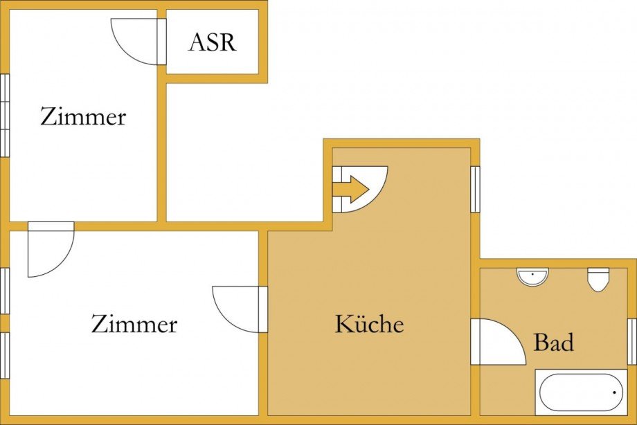 Grundriss Etagenwohnung Dessau-Ro�lau