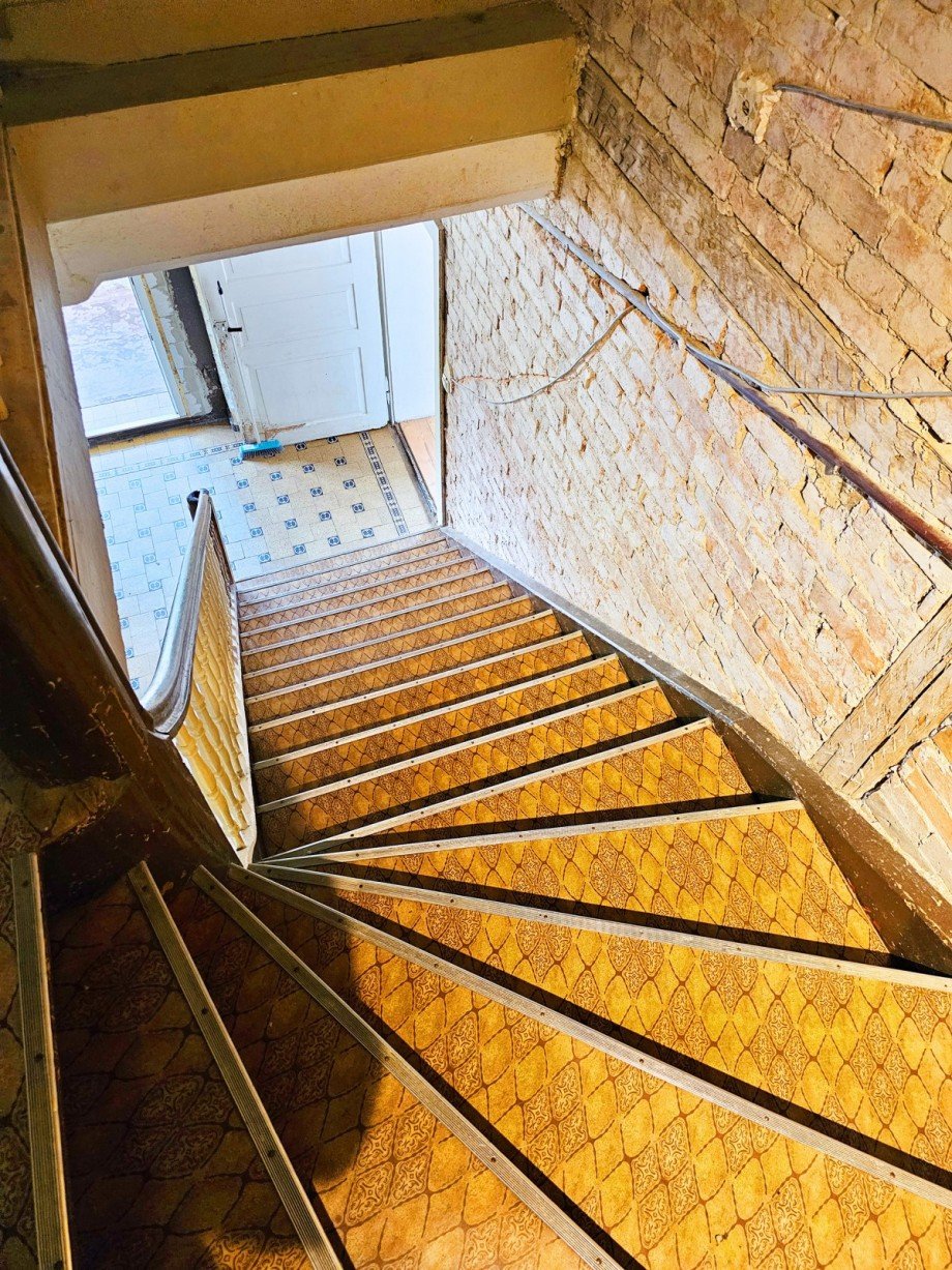 Treppe ins EG Einfamilienhaus Prosigk