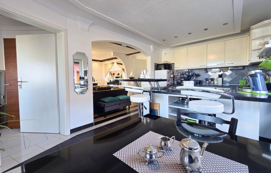 K�che + Wohnzimmer Haus S�dliches Anhalt