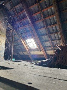 Dachboden Historischer Charme vor der Haust�r