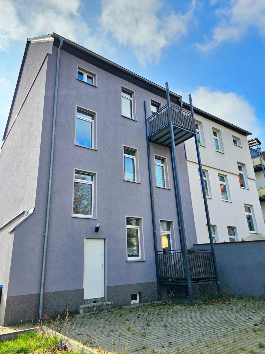 Wohnh�user Hinteransicht Mehrfamilienhaus K�then (Anhalt)