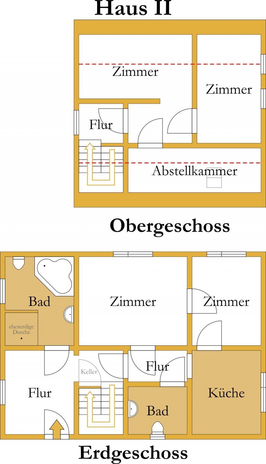 Grundriss Haus II Haus S�dliches Anhalt