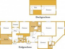 Grundriss Tolles & gro�es Grundst�ck trifft Entwicklungspotenzial