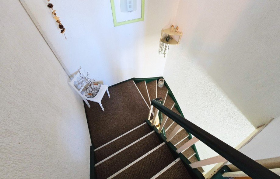 Treppe ins EG Haus Gr�bzig