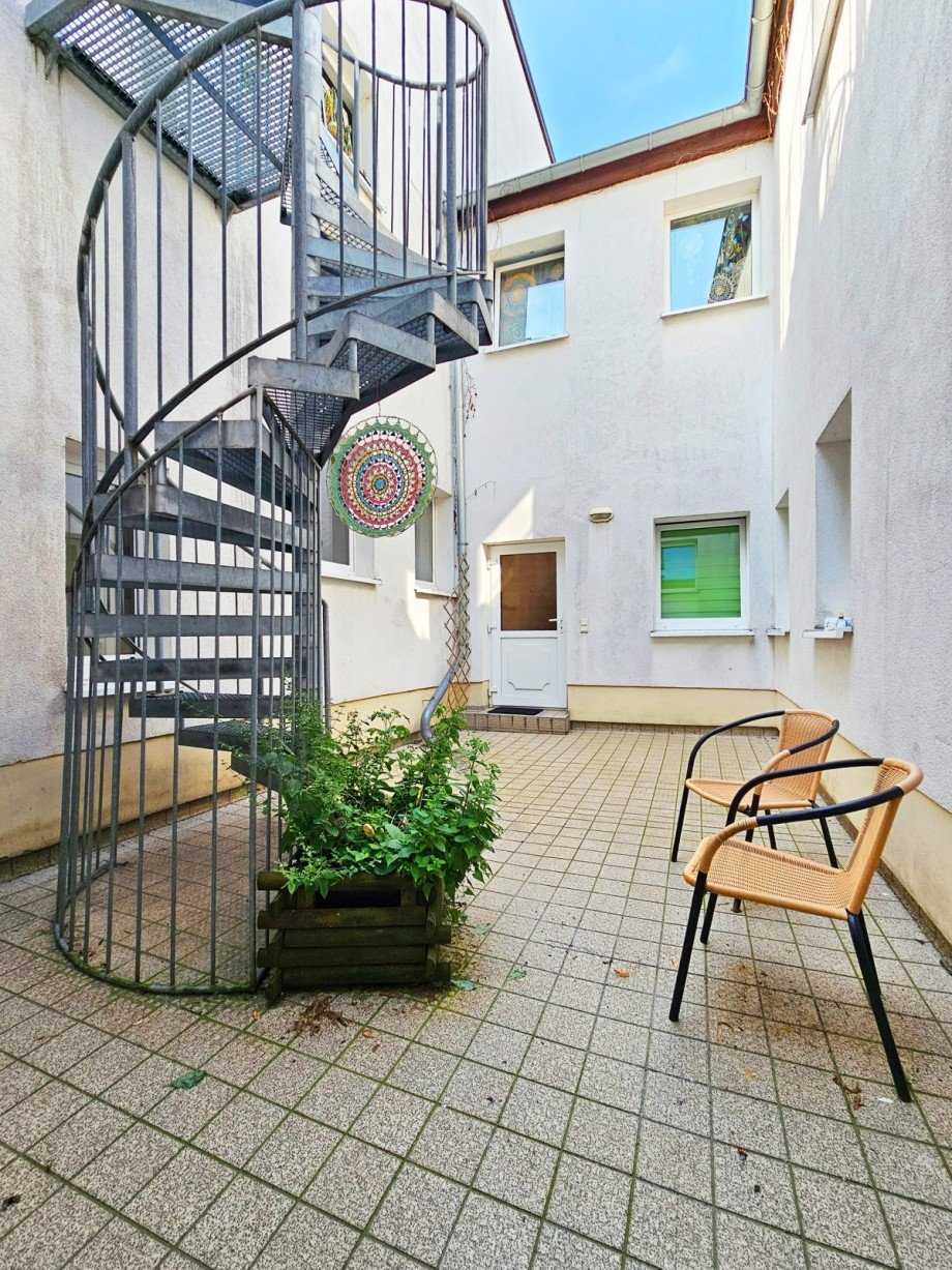 Innenhof Etagenwohnung K�then (Anhalt)