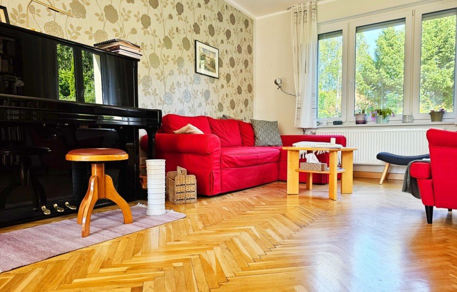 Wohnzimmer Einfamilienhaus K�then (Anhalt)