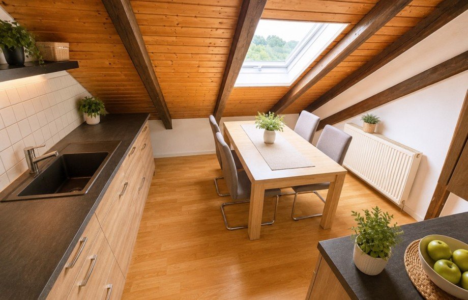 K�che Dachgeschosswohnung K�then (Anhalt)