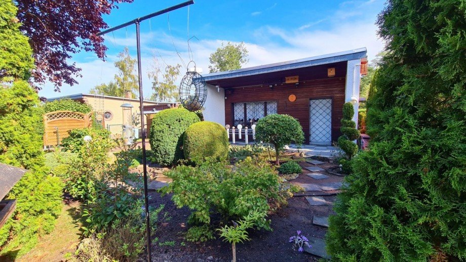 Vorderansicht Bungalow Osternienburger Land