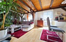 Wohnzimmer Platz zum Leben und Wohlf�hlen - charmante Dachgeschosswohnung in K�then