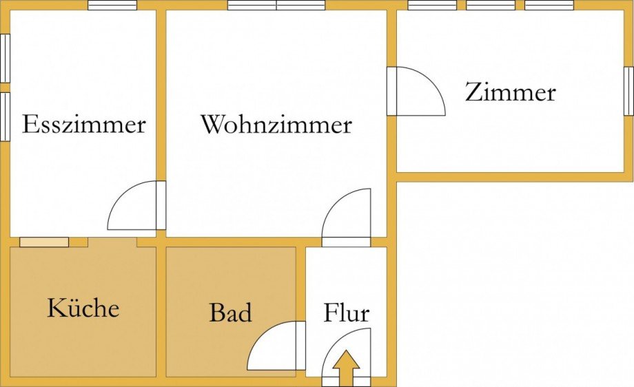 Grundriss Etagenwohnung Aken