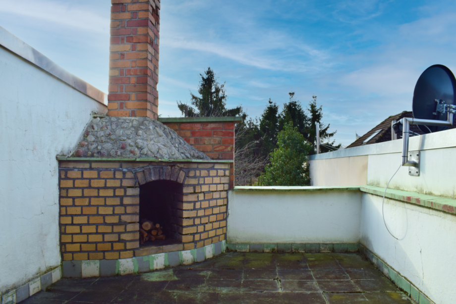 Terrasse Reihenendhaus Aken