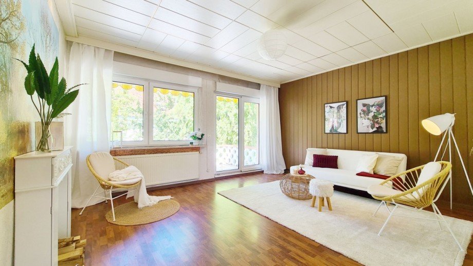 Wohnzimmer Einfamilienhaus K�then (Anhalt)