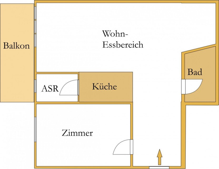 Grundriss Etagenwohnung K�then